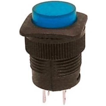 PUSH-BUTTON SWITCH OFF-(ON) WITH BLUE LED | R1394B