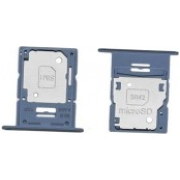 SIM card holder Samsung A155 A15 4G Blue original 