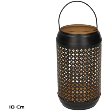 Garden Enjoy Kaia melna laterna 18 cm