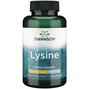 Swanson L-lizīns 500 mg - 100 kapsulas