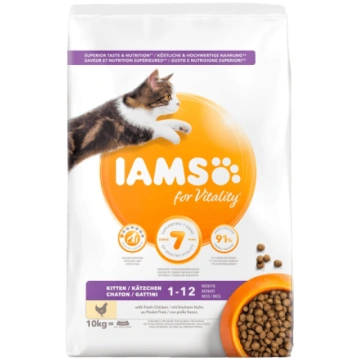 Sausā barība kaķēniem - IAMS CAT KITTEN CHICKEN, 8