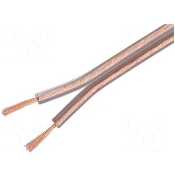 Wire: loudspeaker cable | 2x2,5mm2 | stranded | OF