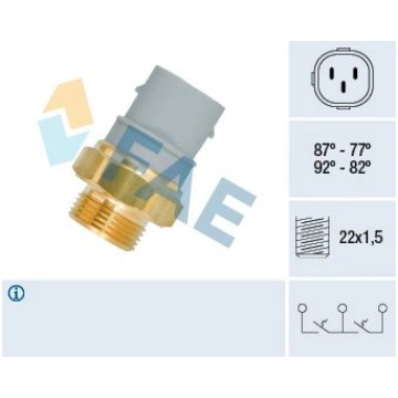FAE 38160 Termoslēdzis, Radiatora ventilators