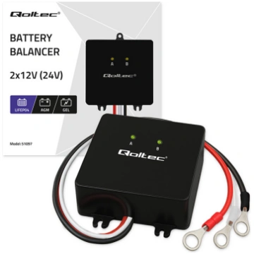Qoltec sprieguma balansieris 24V akumulatoriem 2 x