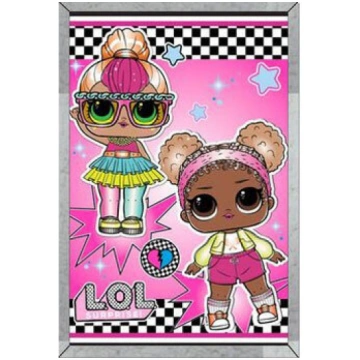LOL Surprise Fleece Bērnu pleds, 90x140 cm L.O.L. 