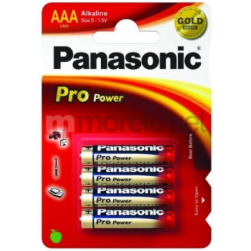Panasonic PRO POWER LR03 AAA 1,5V (LR03PPG/4BP) LR