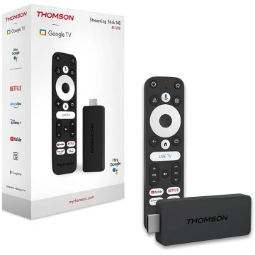 THOMSON Streaming Stick 140, Google TV, 4K UHD, ba
