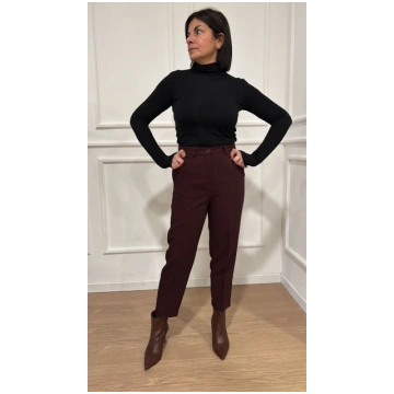 Pantalone TF0854 Carrot Vicolo - borgogna / XS