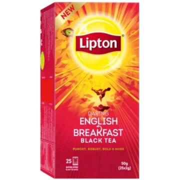 Melnā tēja LIPTON, English Breakfast, 25gab