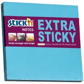 Līmlapiņas StickN 21673 Extra sticky 76x76mm, 90 l