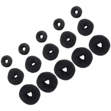FRCOLOR 15stücke Haar Donut Bun Maker Ring Haarele
