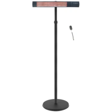 TunaBone Electric Standing Patio Heater, Single ca