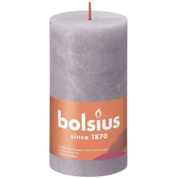 Svece BOLSIUS RUSTIC 130/68 mm, lavanda