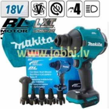 Makita DAS180Z pūtējs + ACC