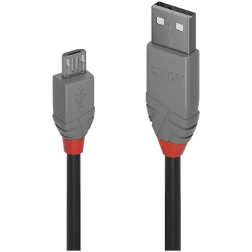Lindy 3M Usb 2.0 Type A To Micro-B Cable, Anthra L