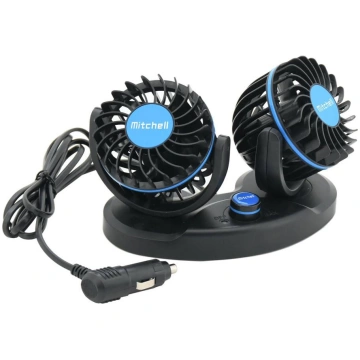 Automašīnas paneļa ventilators 4W/12V melns Compas