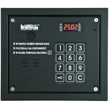 Laskomex CP-2503R black Audio panel with RFID key 