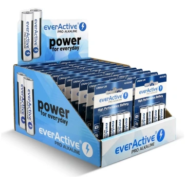 everActive PRO ALKALINE BATTERIES LR6/AA DISPLAY 9