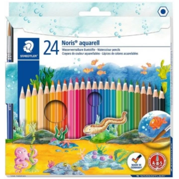 Akvareļu zīmuļi Noris aquarell, 24 krāsas
