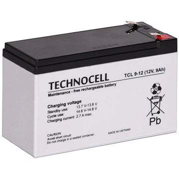 Technocell TCL9-12 TECHNOCELL Akumulator AGM 12V 9