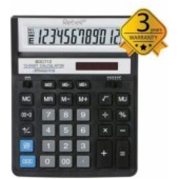 Rebell BDC712GL Black kalkulators RE-BDC712 GL BX-