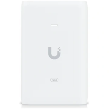 Ubiquiti U-PoE+ PoE adapteris (30W), balts