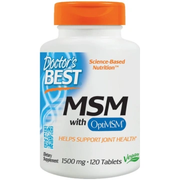 Doctor"s Best MSM ar OptiMSM vegāns, 1500 mg - 120