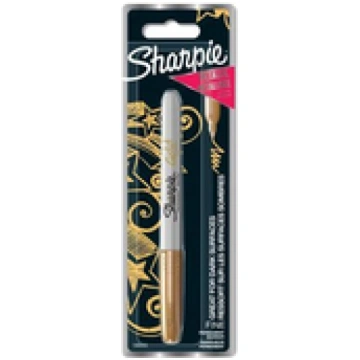 Sharpie 1986003 permanent marker Fine tip Gold 1 p