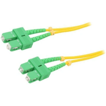 Fiber patch cord; SC/APC,both sides; 1.5m; 9/125um