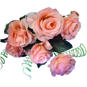 Mākslīgo ziedu pušķis 42cm rozes