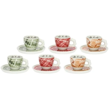 THUN, 6 porcelāna espresso krūzes, Hugs sērija, ko