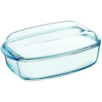 Stikla trauks ar vāku 6.5L taisnstūra Essentials 3