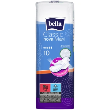 Higiēniskās paketes Bella Classic Nova Maxi, 10 ga