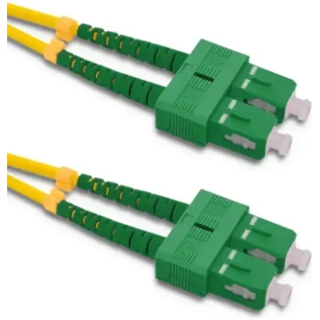 Qoltec Optiskās šķiedras patch kabelis SC/APC - SC