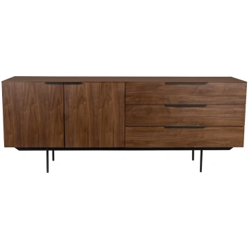 Sideboard Travis Walnut Zuiver, DUTCH BONE, White