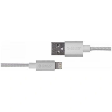 ORICO CABLE USB-A - LIGHTNING BRAIDED GRAY 2.4A ( 