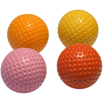 Mini golfa bumbiņas, 4 gab., dažādas krāsas Golfik