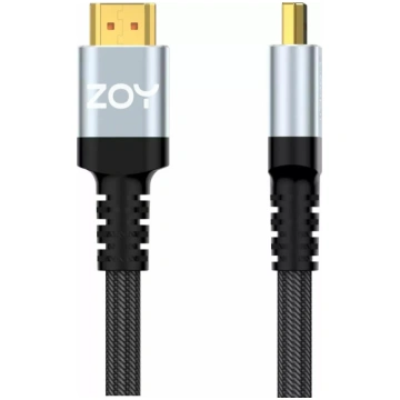 HDMI kabelis Zoy ZCH3 3 m, melns, HDMI A uz A, gar