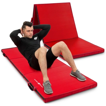 Saliekams sporta zāles matracis ar Velcro aizdari