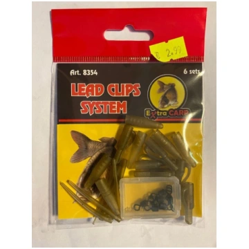 Klipši Extra Carp Lead clips system