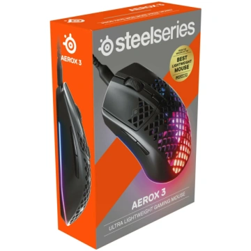 Spēļu pele SteelSeries Aerox 3 (2022) Onyx 62611