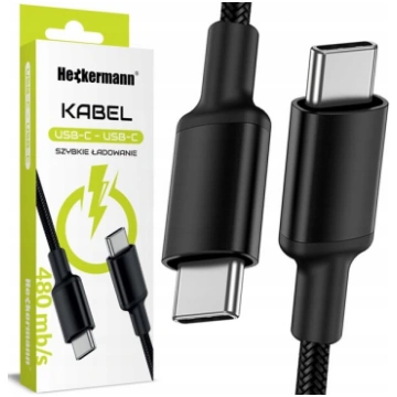 Usb-c 3.0 kabelis 480mb/s 2m Heckerman
