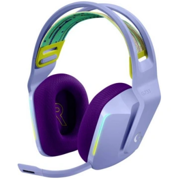Logitech G733 Lilac bezvadu austiņas