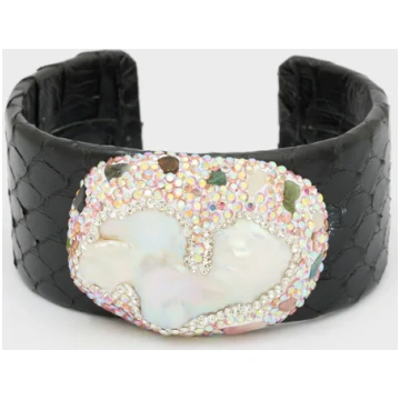 SISSI OVER BRACELET W/ REAL STONES - Unica