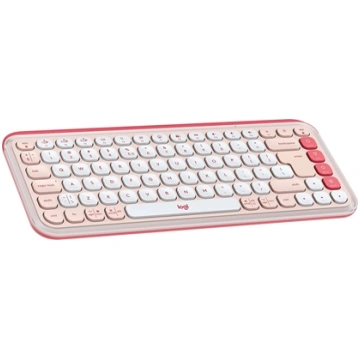 Klaviatūra Logitech POP ICON KEYS OFF White Rose U