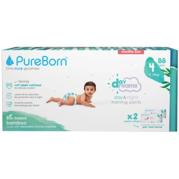 PureBorn Day Dreams uzvelkamās autiņbiksītes 4.izm