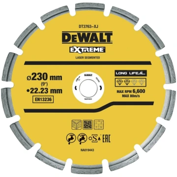 Dewalt 230mm Segmented Diamond Disks DT3763-XJ 230