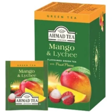 Tēja AHMAD Mango & Lychee, 20 tējas maisiņi folija