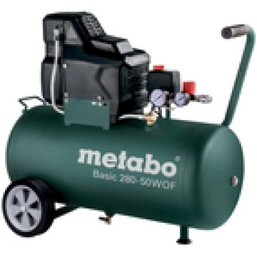 METABO. BASIC 280-50 W OF 230V 50L OIL-FREE COMPRE