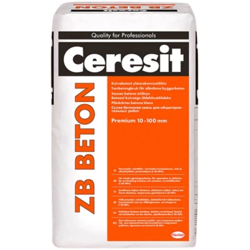 Ceresit ZB Beton Premium sausā betona java 30 mpa,